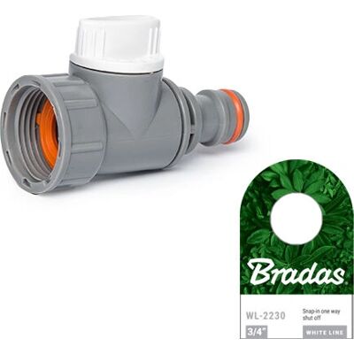 Bradas - WL-2230 - 3/4 inch inlet - shut-off valve Bradas - WL-2230 - 3/4 inch inlet - shut-off valve