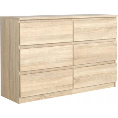 Eliving - Demii - Rovere Sonoma - 120 cm - Chest of drawers Eliving - Demii - Rovere Sonoma - 120 cm - Chest of drawers