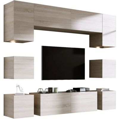 3XE LIVING - Szafka RTV na ścianie - Sonoma 3XE LIVING - Szafka RTV na ścianie - Sonoma