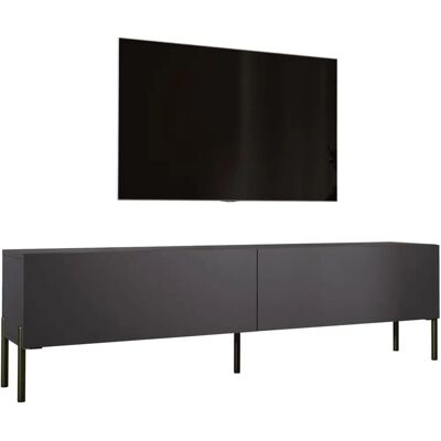 Meuble TV 3XE LIVING - Antracit, 170cm, Moderne - Publicité Meuble TV 3XE LIVING - Antracit, 170cm, Moderne - Publicité