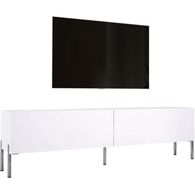 3XE LIVING Matowy Biały TV Mebel - Nowoczesny i Trwały 3XE LIVING Matowy Biały TV Mebel - Nowoczesny i Trwały