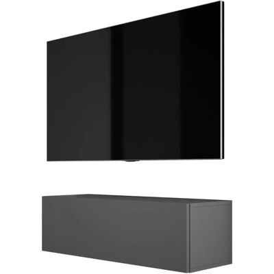 Meuble TV suspendu 3XE LIVING - Anthracite - Publicité Meuble TV suspendu 3XE LIVING - Anthracite - Publicité