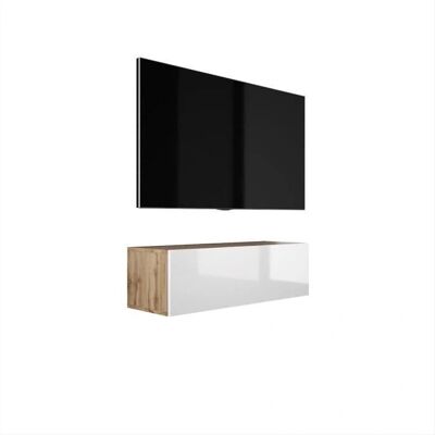 Marka Model - Wotan/Blanco brillante Wisząca szafka TV Marka Model - Wotan/Blanco brillante Wisząca szafka TV