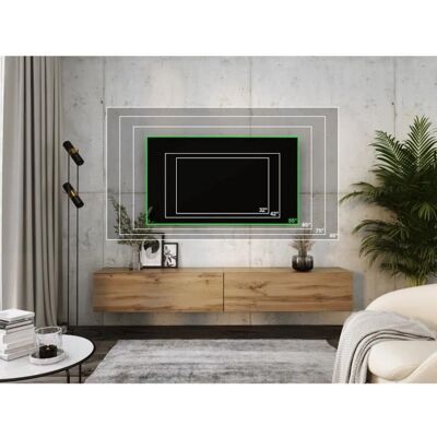 Szafki RTV naścienna Wotan Oak - Oszczędzająca miejsce, Nowoczesny design Szafki RTV naścienna Wotan Oak - Oszczędzająca miejsce, Nowoczesny design