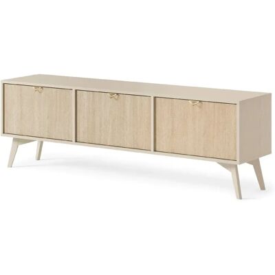 3XE LIVING - Szafka TV - Beige arena - 158 x 52 x 38 cm 3XE LIVING - Szafka TV - Beige arena - 158 x 52 x 38 cm