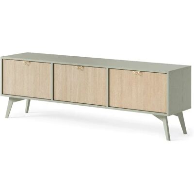 3XE LIVING - TV Mueble 158x52x38 - eukaliptus - TV cabinet 3XE LIVING - TV Mueble 158x52x38 - eukaliptus - TV cabinet
