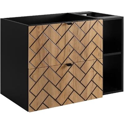 Carvalho Craft - Oak Craft - 80x57x46 cm - Armoire de salle de bains - Publicité Carvalho Craft - Oak Craft - 80x57x46 cm - Armoire de salle de bains - Publicité