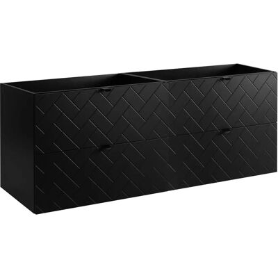 3xe Living - Szafka łazienkowa 160x57x46 - Czarny - Cabinet 3xe Living - Szafka łazienkowa 160x57x46 - Czarny - Cabinet