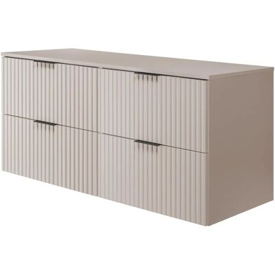 3xe Living - Caxemira - Czarny uchwyt - Szafka łazienkowa 3xe Living - Caxemira - Czarny uchwyt - Szafka łazienkowa