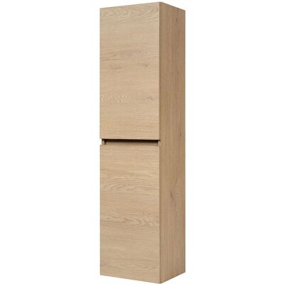 Living - Armário De Banheiro Alto 35x136x25 - Light Oak - 35x136x25 cm - Bathroom Cabinet Living - Armário De Banheiro Alto 35x136x25 - Light Oak - 35x136x25 cm - Bathroom Cabinet
