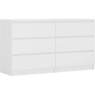 3XE LIVING - Commode - Blanche - 138x39x79 cm - Publicité 3XE LIVING - Commode - Blanche - 138x39x79 cm - Publicité