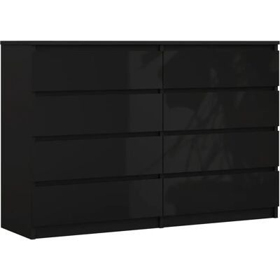 3XE LIVING - Brilhante 8-Drawer - Czarny Matowy 3XE LIVING - Brilhante 8-Drawer - Czarny Matowy