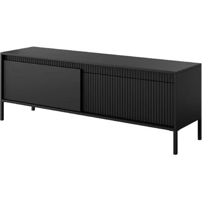 3XE LIVING - TV Console - Czarny - 2 drzwi - Szafka RTV 3XE LIVING - TV Console - Czarny - 2 drzwi - Szafka RTV