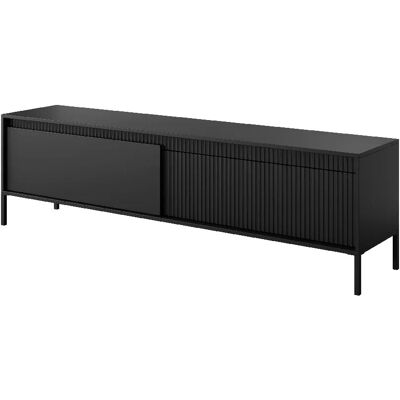 3XE LIVING - Mueble de TV - Czarny - TV cabinet 3XE LIVING - Mueble de TV - Czarny - TV cabinet