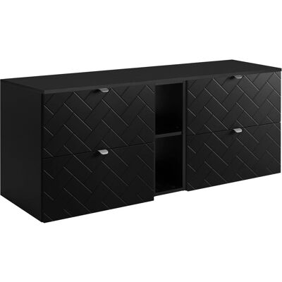 Generic - BH-140-57-46 - Czarny - Szafka łazienkowa Generic - BH-140-57-46 - Czarny - Szafka łazienkowa