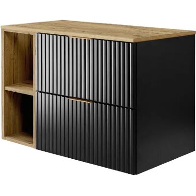 Carvalho Craft - 80x57x46 cm - Noir - Armoire de salle de bains - Publicité Carvalho Craft - 80x57x46 cm - Noir - Armoire de salle de bains - Publicité