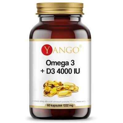 Yango Omega 3 + D3 4000 IU - Suplement Yango Omega 3 + D3 4000 IU - Suplement