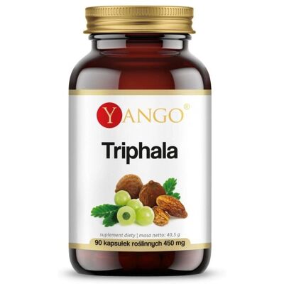 Yango Triphala - Verdauungsunterstützung - 90 vegane Kapseln Yango Triphala - Verdauungsunterstützung - 90 vegane Kapseln