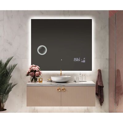 Specchio da bagno rettangolare Artforma con illuminazione LED 120x70cm Specchio da bagno rettangolare Artforma con illuminazione LED 120x70cm