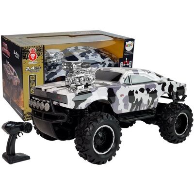 Leantoys SUV RC 2.4G 4x4 Blanc Noir Camouflage - SUV RC - Publicité Leantoys SUV RC 2.4G 4x4 Blanc Noir Camouflage - SUV RC - Publicité