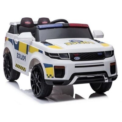 Lean Toys BBH-021 Carro de Polícia Elétrico Branco Lean Toys BBH-021 Carro de Polícia Elétrico Branco