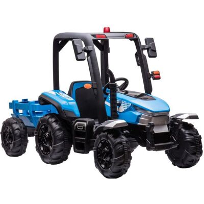 Lean Toys - BLT-206 - Niebieski - 3-8 km/h - Traktor elektryczny dla dzieci Lean Toys - BLT-206 - Niebieski - 3-8 km/h - Traktor elektryczny dla dzieci