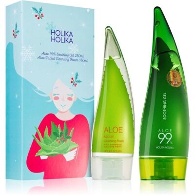 Holika Holika Aloe Zestaw Prezentowy - Ukojenie - Prezent Holika Holika Aloe Zestaw Prezentowy - Ukojenie - Prezent