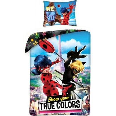Miraculous True Colors Beddengoed - 140x200cm Miraculous True Colors Beddengoed - 140x200cm