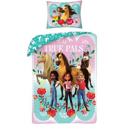Kołdra Spirit True Pals z bawełny - Różowa - 140x200 cm Kołdra Spirit True Pals z bawełny - Różowa - 140x200 cm