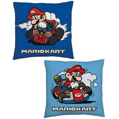 Coussin Nintendo Super Mario Kart - Mario en karts - Publicité Coussin Nintendo Super Mario Kart - Mario en karts - Publicité
