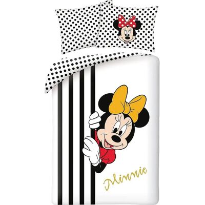 Poszwa na kołdrę Disney Minnie Mouse w białym kolorze - pojedyncza Poszwa na kołdrę Disney Minnie Mouse w białym kolorze - pojedyncza
