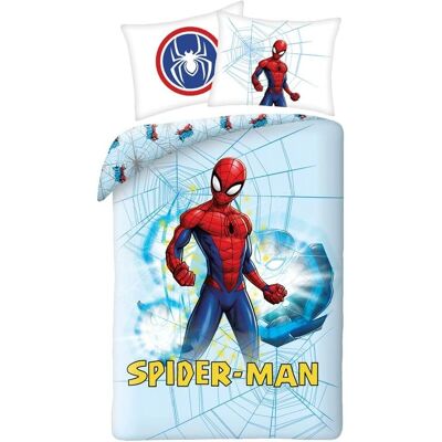 Narzuta na kołdrę SpiderMan Niebieska z Bawełny - Poszewka Narzuta na kołdrę SpiderMan Niebieska z Bawełny - Poszewka