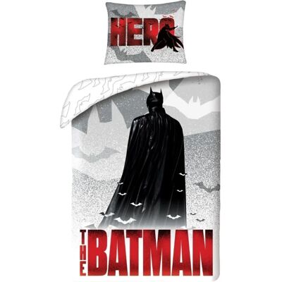 Batman Zwart/Wit Reversible Katoenen Dekbedovertrek - Held - Beddengoed Batman Zwart/Wit Reversible Katoenen Dekbedovertrek - Held - Beddengoed
