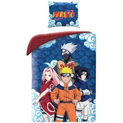 Naruto Dekbedovertrek Team 140 x 200 cm Katoen - Bedtextiel met Naruto Personages Naruto Dekbedovertrek Team 140 x 200 cm Katoen - Bedtextiel met Naruto Personages