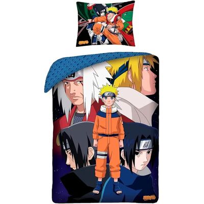 Naruto katoenen dekbedovertrek - Multicolor 140x200cm - Klaar Naruto katoenen dekbedovertrek - Multicolor 140x200cm - Klaar
