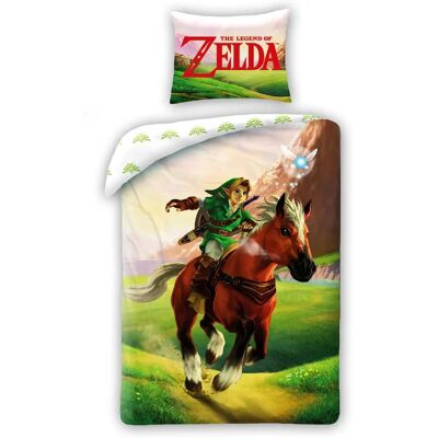 Ensemble de Couette La Légende de Zelda - 140x200cm - Publicité Ensemble de Couette La Légende de Zelda - 140x200cm - Publicité