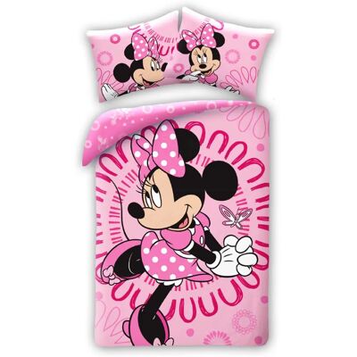 Růžová přikrývka Minnie Mouse - 140 x 200 cm - Bavlna - 70 x 90 cm Růžová přikrývka Minnie Mouse - 140 x 200 cm - Bavlna - 70 x 90 cm