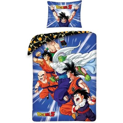 Conjunto de roupa de cama Dragon Ball Halantex - Capa de edredão 140x200cm & fronha 70x90cm Conjunto de roupa de cama Dragon Ball Halantex - Capa de edredão 140x200cm & fronha 70x90cm