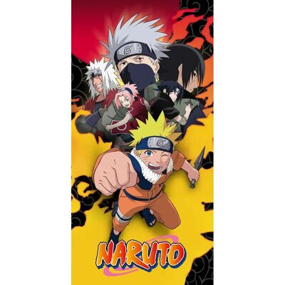 Serviette de bain Naruto - Modèle A-3404T - 140x70cm - Publicité Serviette de bain Naruto - Modèle A-3404T - 140x70cm - Publicité