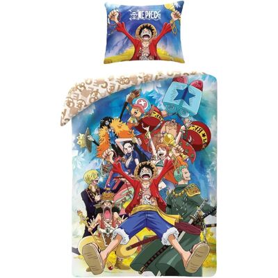 Halantex One Piece Beddengoed Set - Kleurrijk Manga-Design Halantex One Piece Beddengoed Set - Kleurrijk Manga-Design