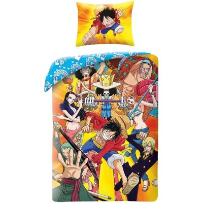 OnePiece Bettbezug Abenteuer - Bettbezug 140 x 200 cm Polyester Mehrfarbig OnePiece Bettbezug Abenteuer - Bettbezug 140 x 200 cm Polyester Mehrfarbig