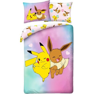 Pokémon Pikachu pussilakana peitteineen - Polyester - Useita värejä Pokémon Pikachu pussilakana peitteineen - Polyester - Useita värejä