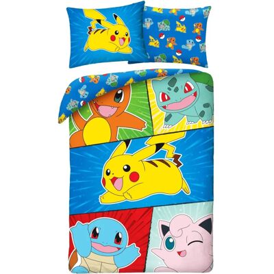 Conjunto de roupa de cama Pokémon Halantex - Azul - Conjunto de cama Conjunto de roupa de cama Pokémon Halantex - Azul - Conjunto de cama