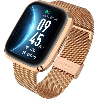 Garett GRC Style Smartwatch - Złoto - 1,72" IPS Dotykowy ekran - IP68 Garett GRC Style Smartwatch - Złoto - 1,72" IPS Dotykowy ekran - IP68