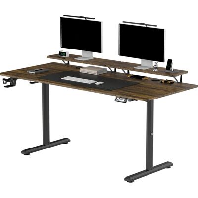 Bureau électrique Ultradesk Highlander XXL - Cadre en acier - Marron - Bureau - Publicité Bureau électrique Ultradesk Highlander XXL - Cadre en acier - Marron - Bureau - Publicité