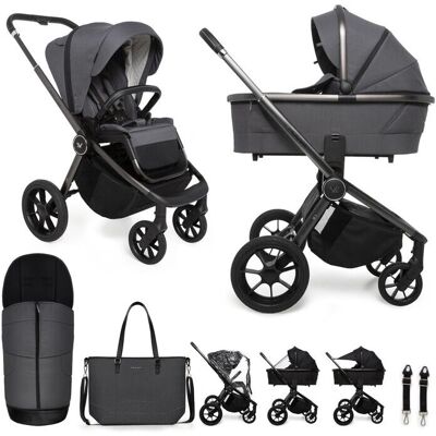 Muuvo Quick SE 2 - Wózek Diamond Graphite 2w1 Muuvo Quick SE 2 - Wózek Diamond Graphite 2w1