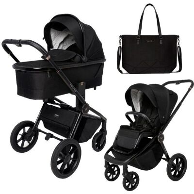 Muuvo - Quick SE 2 - Chromium Black - 2-w-1 - Wózek Muuvo - Quick SE 2 - Chromium Black - 2-w-1 - Wózek