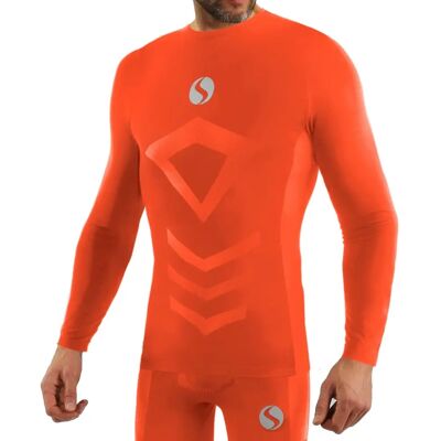 Sesto Senso CL40 - T-shirt thermique à manches longues pour hommes - Rouge - Publicité Sesto Senso CL40 - T-shirt thermique à manches longues pour hommes - Rouge - Publicité