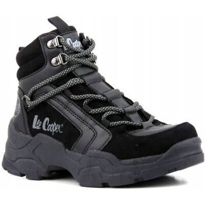 Lee Cooper - LCJ22311441 - Czarny/Szary - Przez cały rok - Buty Lee Cooper - LCJ22311441 - Czarny/Szary - Przez cały rok - Buty
