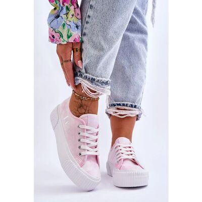 Buty damskie Lee Cooper LCW23311781LA Różowe - Cały rok Buty damskie Lee Cooper LCW23311781LA Różowe - Cały rok
